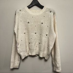 Ivory Jewelry Sweater